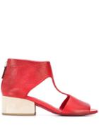 Marsèll Cut-out Sandals - Red