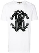 Roberto Cavalli - Logo Print T-shirt - Men - Cotton - Xxl, White, Cotton
