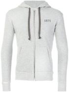 Saint Laurent 1971 Zip Hoodie - Grey
