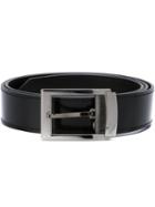 Classic Belt - Men - Calf Leather/metal (other) - 95, Black, Calf Leather/metal (other), Versace Collection