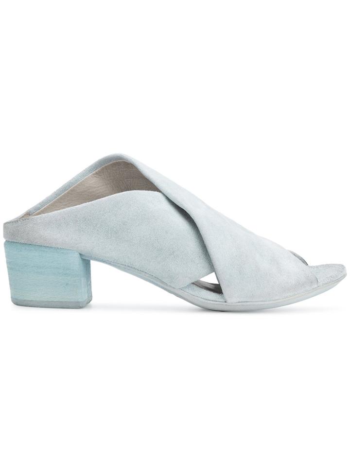Marsèll Crisscross Strap Mules - Blue
