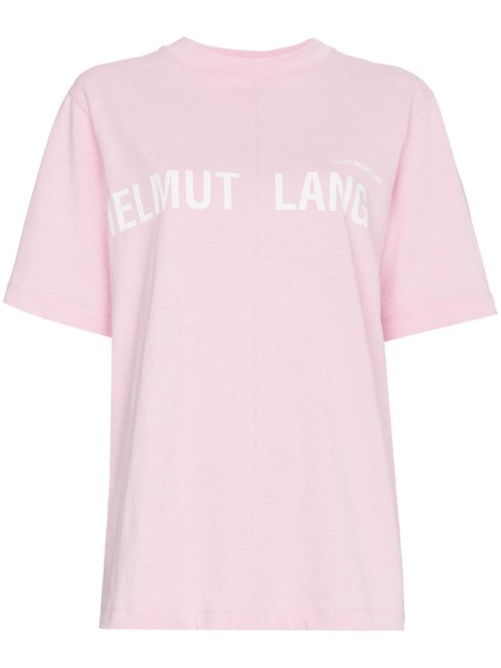 Helmut Lang Pink Shayne Oliver Campaign Print T Shirt - Pink & Purple