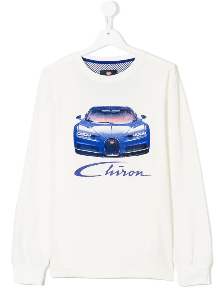 Bugatti Kids Teen Car Print T-shirt - White