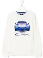 Bugatti Kids Teen Car Print T-shirt - White