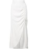 Raquel Allegra High Waisted Flared Skirt - Nude & Neutrals