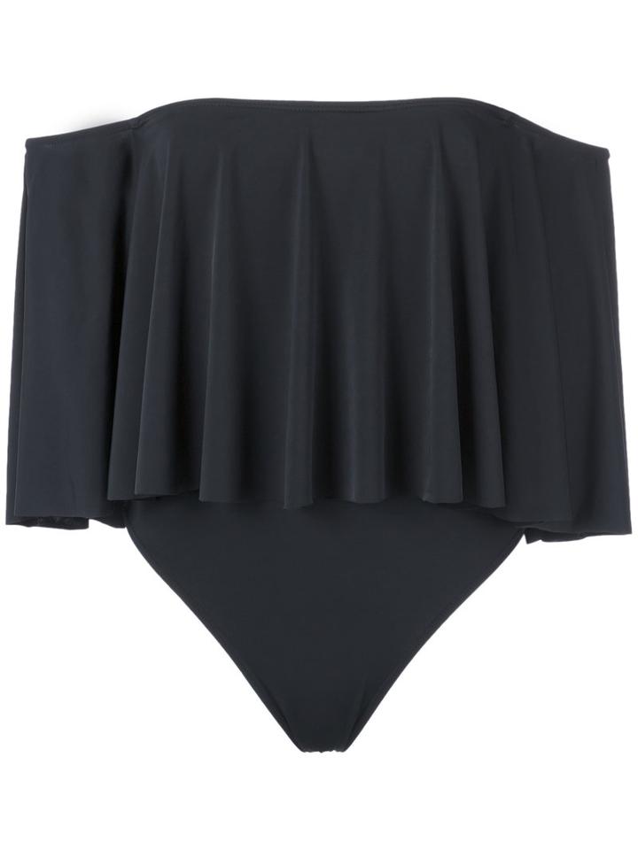 Brigitte Off Shoulder Swimsuit, Women's, Size: P, Black, Polyamide/spandex/elastane