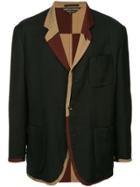 Comme Des Garçons Vintage Checkboard Inside Out Jacket - Black