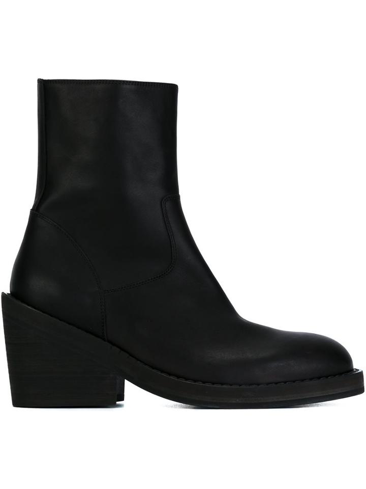 Ann Demeulemeester Chunky Heel Boots
