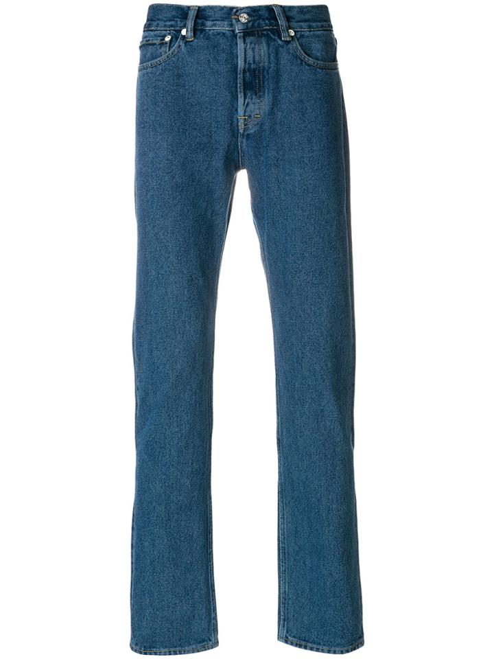 Our Legacy First Cut Stonewashed Jeans - Blue