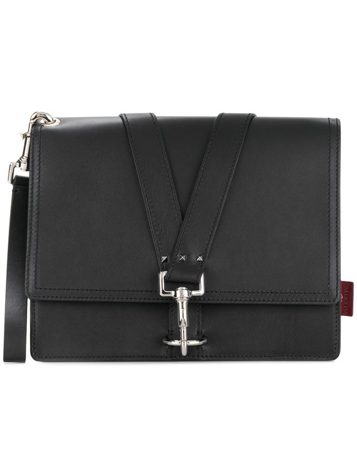 Valentino Valentino Garavani V-punk Clutch - Black