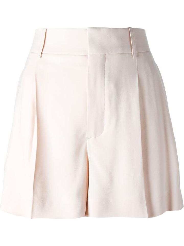 Chloé Pleated Mini Shorts