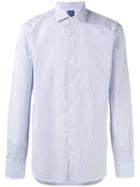 Barba Striped Shirt, Men's, Size: 43, White, Cotton