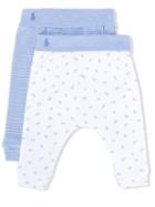 Ralph Lauren Kids - Two-piece Trouser Set - Kids - Cotton - 6 Mth, Blue