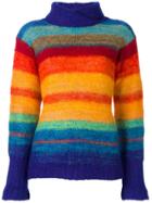 Kansai Yamamoto Vintage Rainbow Knit Jumper - Multicolour