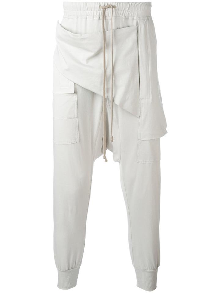 Rick Owens Drkshdw - Memphis Trousers - Men - Cotton - M, Grey, Cotton