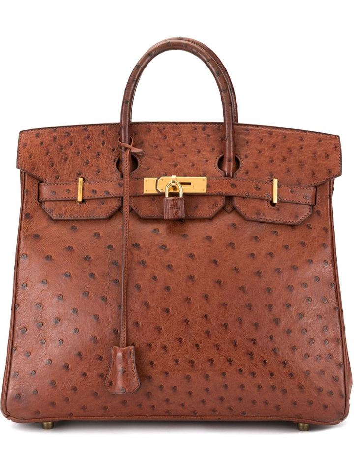 Hermès Vintage Haut A Courroies 32 Hand Bag - Brown