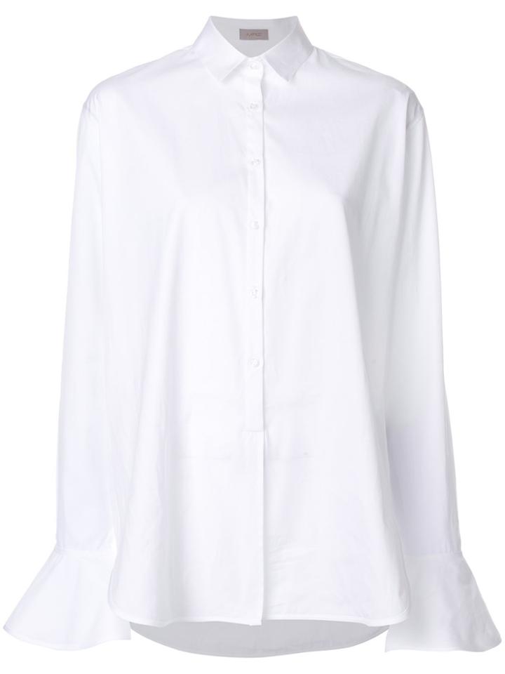 Mrz Flared Sleeves Shirt - White