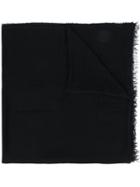 Faliero Sarti Tobia Frayed Hem Scarf - Black