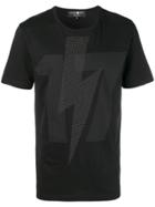 Hydrogen Studded Logo T-shirt - Black