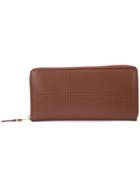Comme Des Garçons Play Zip-around Continental Wallet - Brown