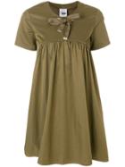 Twin-set Front Bow Shift Dress - Green