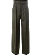 Chloé High-waisted Tailored Trousers - Green