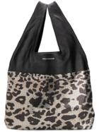 Paco Rabanne Leopard Tote Bag - Black