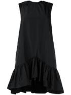 Msgm Halterneck Ruched Dress - Black