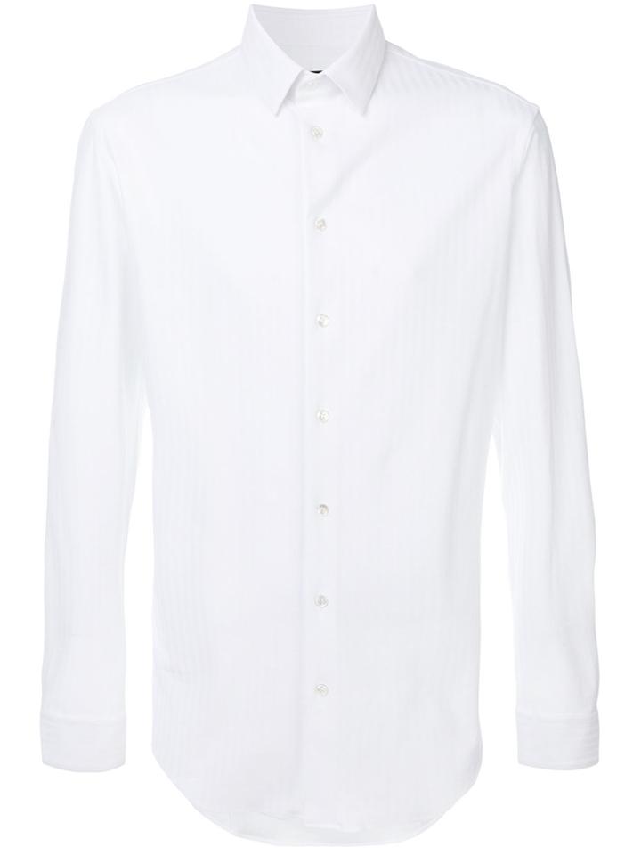Giorgio Armani Classic Fitted Shirt - White