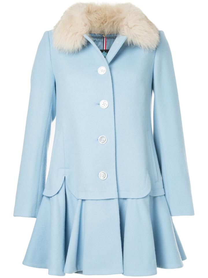 Guild Prime Layered Hem Coat - Blue