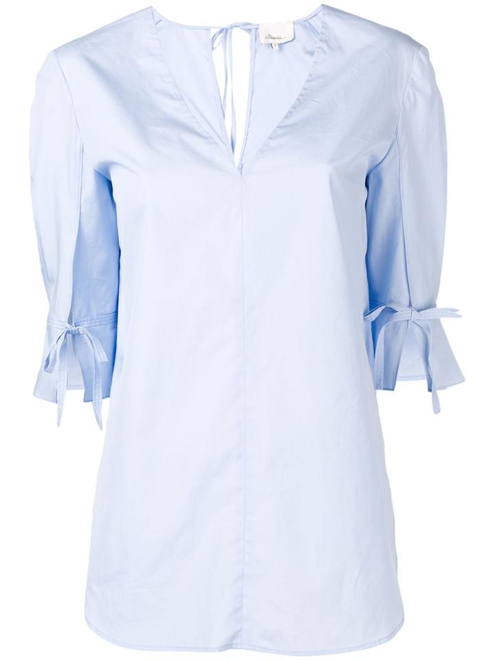 3.1 Phillip Lim Shift V-neck Shirt - Blue