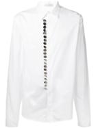 J.w.anderson Embellished Shirt, Men's, Size: 44, White, Cotton