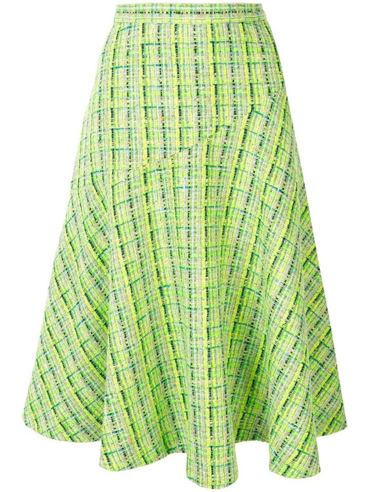 Delpozo A-line Midi Skirt - Green
