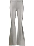 Barbara Bologna Slim-fit Flared Trousers - Grey