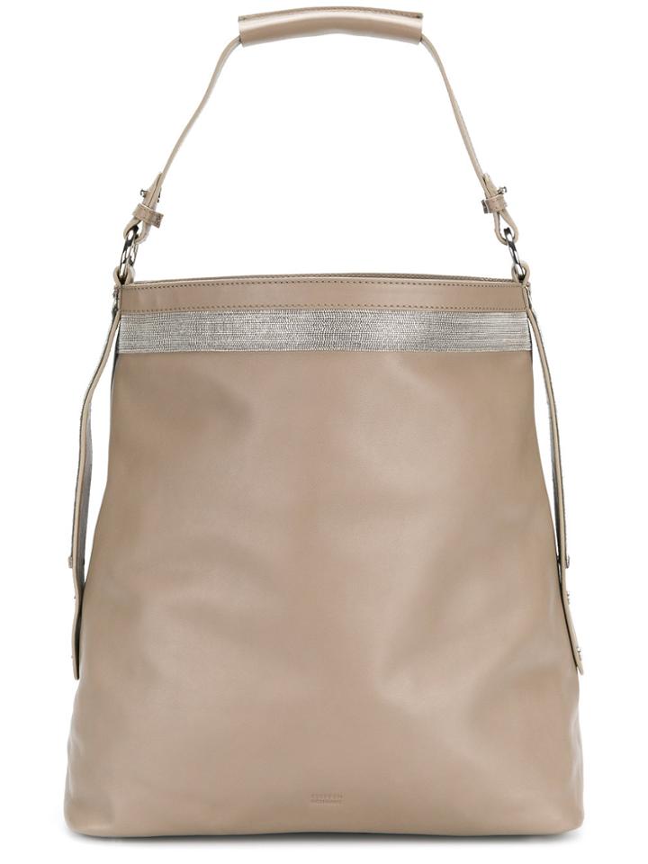 Steffen Schraut Top Handle Tote - Nude & Neutrals