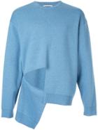 Wooyoungmi Cut-out Detail Sweatshirt - Blue