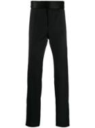 Dolce & Gabbana Oversized Waistband Tailored Trousers - Black