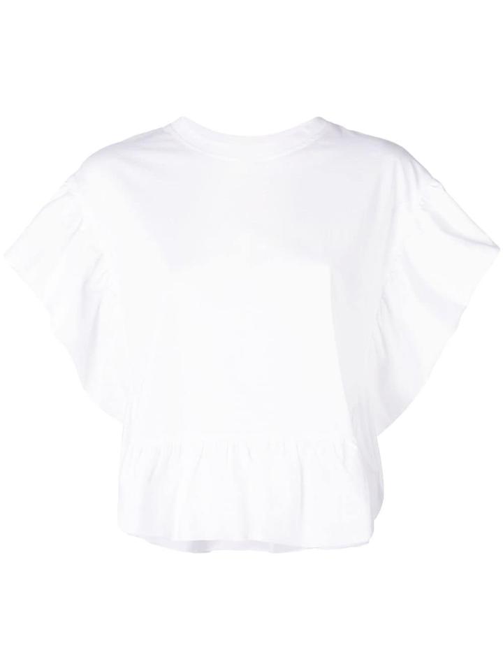 See By Chloé Ruffle Trim Top - White