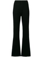 Sonia Rykiel Ribbed-knit Trousers - Black