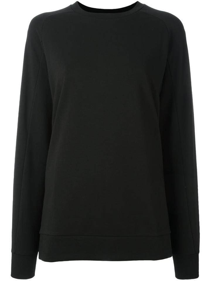 6397 Crew Neck Sweatshirt, Women's, Size: Medium, Black, Cotton/spandex/elastane