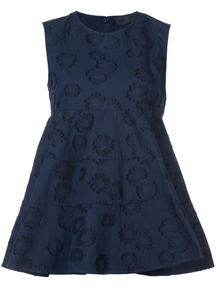 Co Floral Pattern Top - Blue
