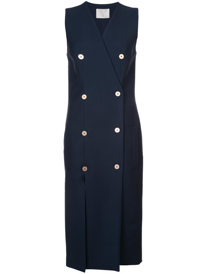 Dion Lee Nautical Double Breasted Dress - Blue