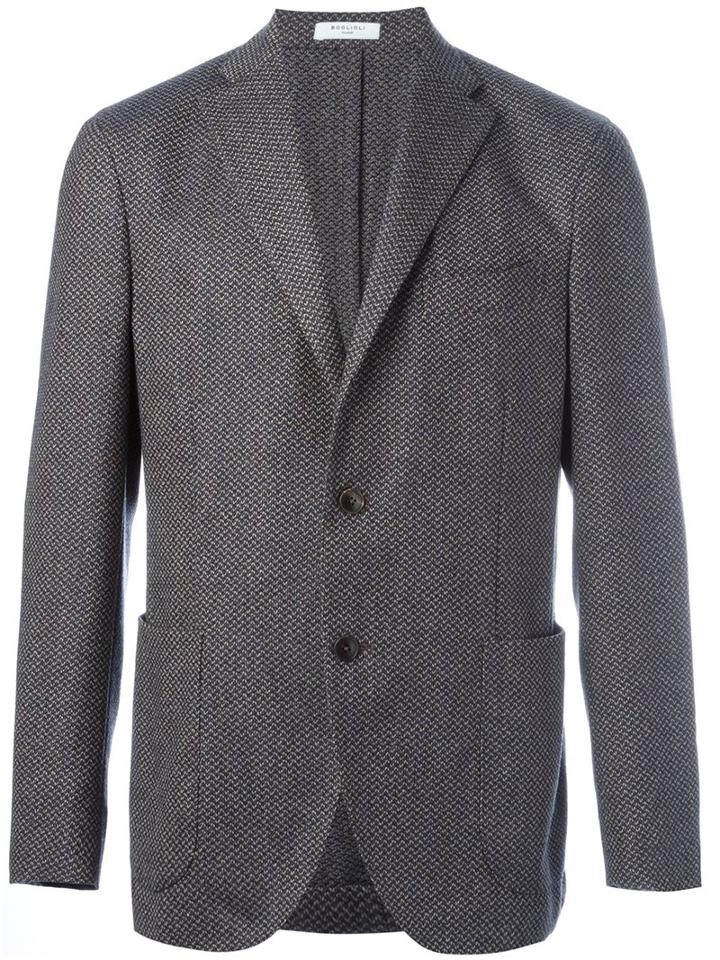 Boglioli Two Button Blazer, Men's, Size: 46, Nude/neutrals, Acetate/cupro/cashmere/wool