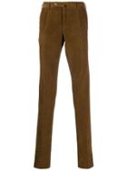Incotex Slim-fit Corduroy Trousers - Brown