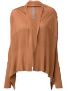 Rick Owens Open Front Cardigan, Women's, Size: S, Yellow/orange, Cotton