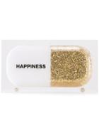 Sarah's Bag Happiness Pill Clutch, Women's, White, Acrylic