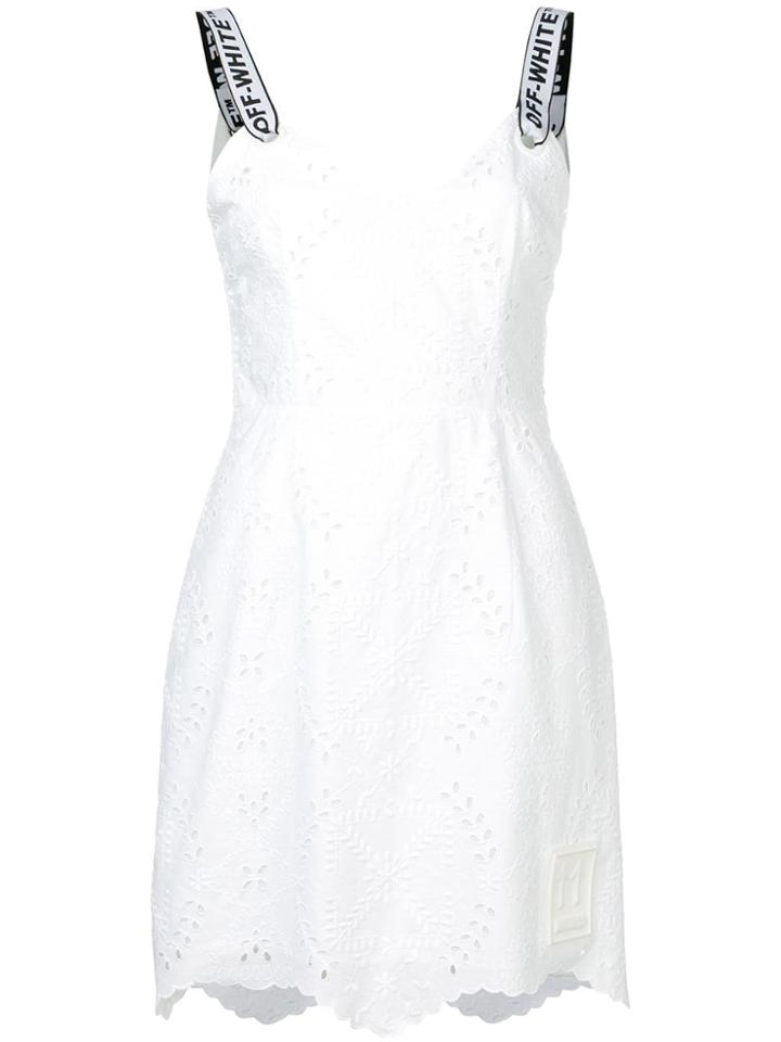 Off-white Sangallo Embroidery Dress