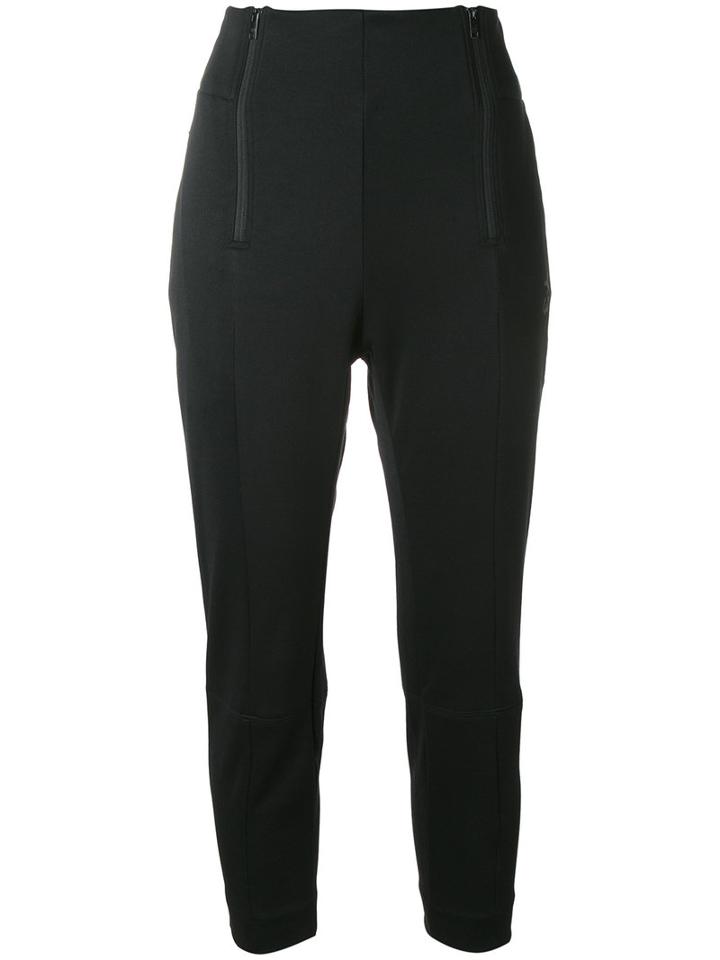 Y-3 - Double Zip Trousers - Women - Cotton/polyester - Xs, Black, Cotton/polyester