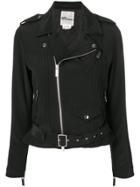 Comme Des Garçons Noir Kei Ninomiya Zipped Biker Jacket - Black
