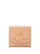 Chloé C Foldover Top Wallet - Pink